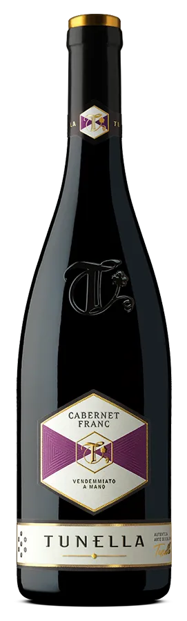 Cabernet Franc Colli Orientali von La Tunella - Flasche Rotwein aus dem Friaul