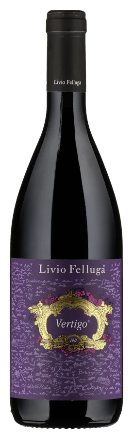 Vertigo de Livio Felluga - Bouteille de Vin rouge du Frioul