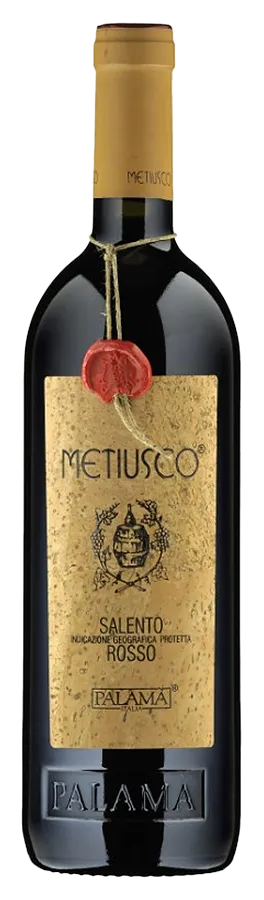 Metiusco Rosso Salento von Palamà - Flasche Rotwein aus Apulien