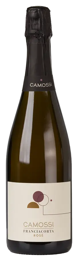 Franciacorta Rosé Extra Brut von Camossi - Flasche Schaumwein aus der Lombardei