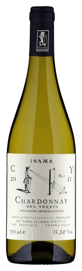 Chardonnay von Inama - Flasche Weisswein aus Venetien