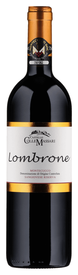 Montecucco Riserva Lombrone von Colle Massari - Flasche Rotwein Biologisch aus der Toskana