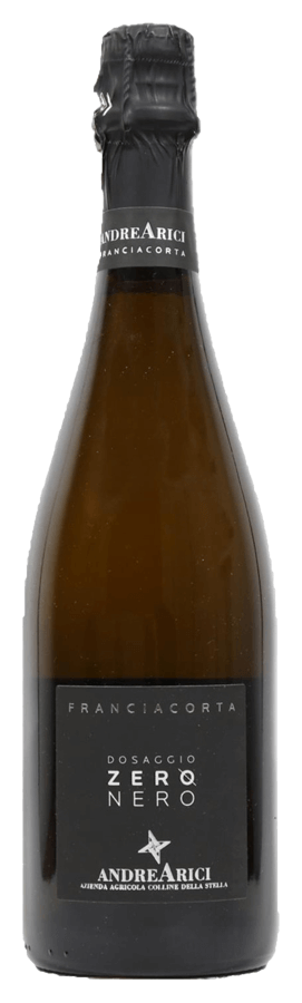 Franciacorta Dosaggiozero Nero Millesimato von Colline della Stella - Flasche Schaumwein aus der Lombardei