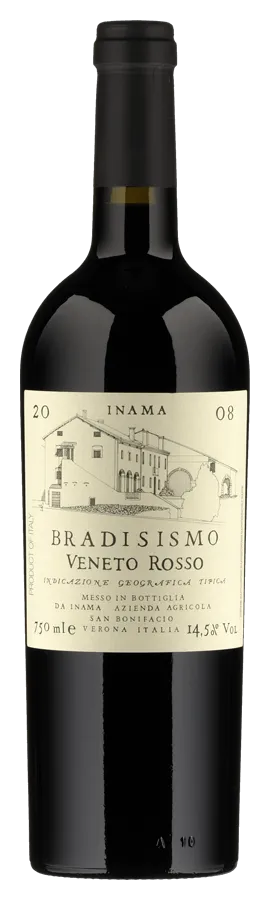 Bradisismo de Inama - Bouteille de Vin rouge de Vénétie