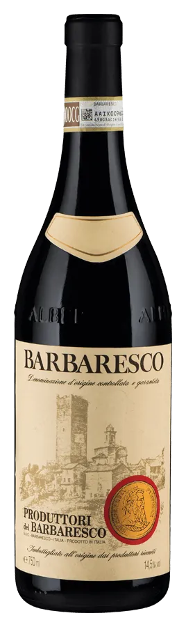 Barbaresco von Produttori del Barbaresco - Flasche Rotwein aus dem Piemont