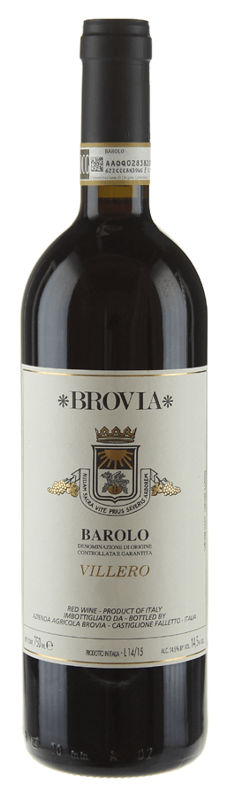 Barolo 'Villero' von Az. Agr. Brovia - Flasche Rotwein aus dem Piemont