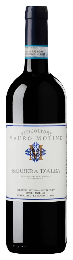 barbera-alba-viticoltori-mauro-molino-piemonte Barbera d'Alba de Mauro Molino - Bouteille de Vin rouge du Piémont