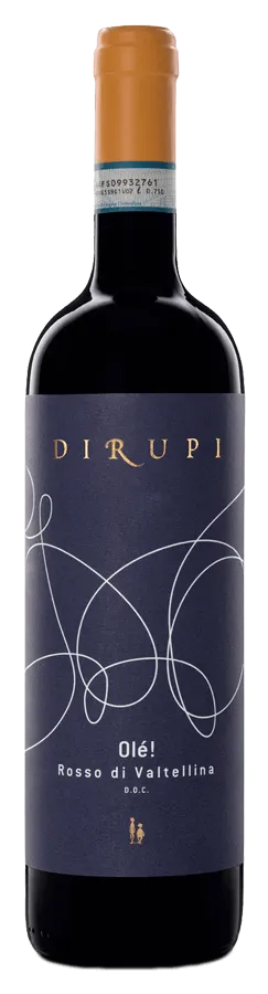 ole-rosso-valtellina-dirupi Olé! Rosso di Valtellina de Dirupi - Bouteille de Vin rouge de la Lombardie