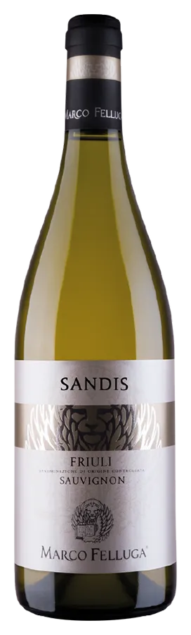 Sandis Sauvignon Blanc Friuli Sandis Sauvignon Blanc Friuli de Marco Felluga - Bouteille de vin blanc du Frioul