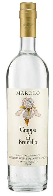 grappa-brunello-marolo-70cl Grappa di Brunello von Marolo - Flasche Grappa aus dem Piemont