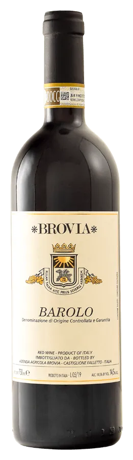 Barolo von Az. Agr. Brovia - Flasche Rotwein aus dem Piemont