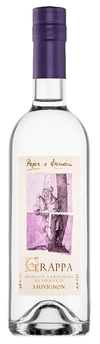 grappa-sauvignon-distilleria-pojer-sandri Grappa di Sauvignon de Pojer & Sandri - Bouteille de Grappa du Tyrol du sud