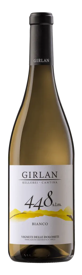 Kellerei-Girlan-448-slm-Bianco-Vigneti-delle-Dolomiti-75cl 448 s.l.m. Bianco Vigneti delle Dolomiti von Kellerei Girlan - Flasche Weisswein aus dem Südtirol
