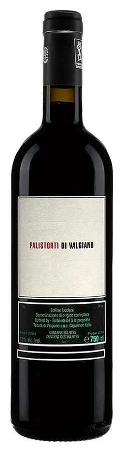Palistorti Rosso, Colline Lucchesi de Tenuta Valgiano - Bouteille de Vin rouge Biodynamique de la Toscane