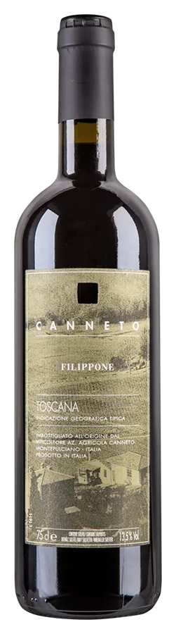 Filippone Filippone de Canneto - Bouteille de vin rouge de Toscane