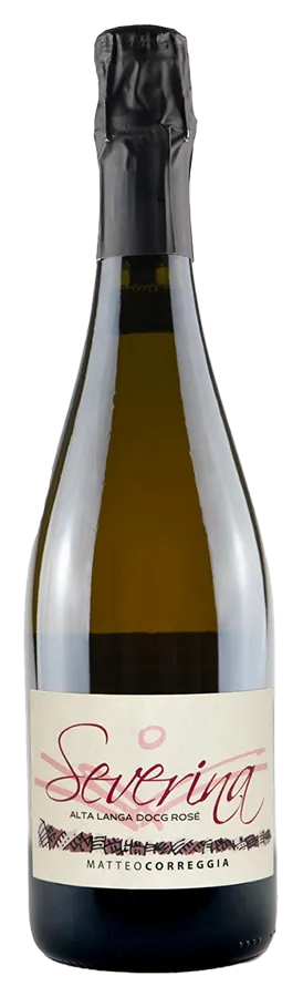 Severina Alta langa rosé extra brut Severina Alta langa rosé extra brut de Matteo Correggia - Bouteille de Vin rosé