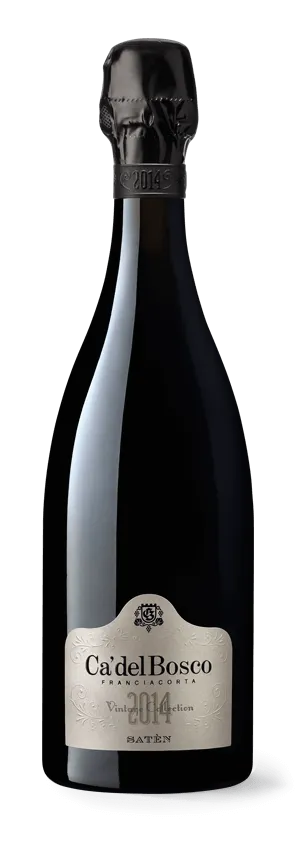 Satèn Franciacorta von Cà del Bosco - Flasche Schaumwein aus der Lombardei