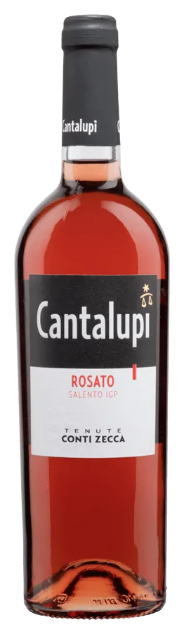 Cantalupi Rosato von Conti Zecca - Flasche Roséwein aus Apulien