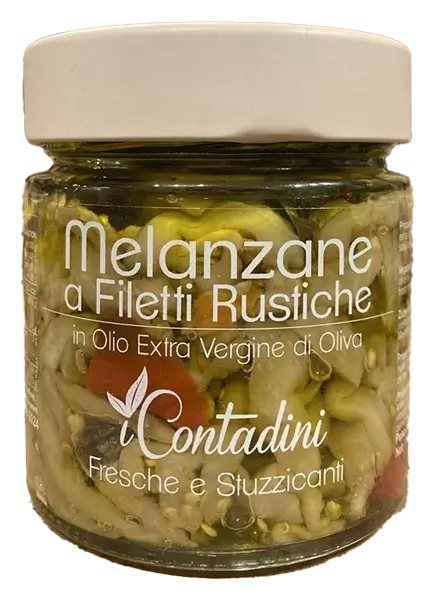 Melanzane a filetti rustiche Melanzane a filetti rustiche