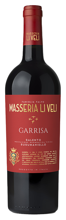 Susumaniello Garrisa von Li Veli - Flasche Rotwein Biologisch aus Apulien
