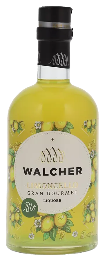 Limoncello Gran Gourmet von Walcher - Flasche Likör Biologisch aus dem Südtirol