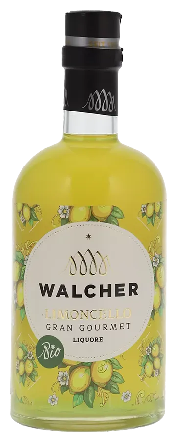 Limoncello Gran Gourmet Limoncello Gran Gourmet von Walcher - Flasche Likör Biologisch aus dem Südtirol
