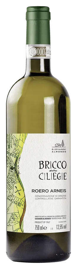 Roero Arneis Bricco delle Ciliegie von Giovanni Almondo - Flasche Weisswein aus dem Piemont