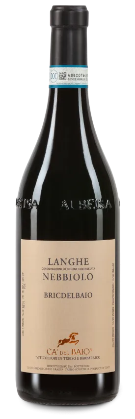 Langhe Nebbiolo Bricdelbaio Langhe Nebbiolo Bricdelbaio de Ca' del Baio - Bouteille de Vin rouge du Piémont