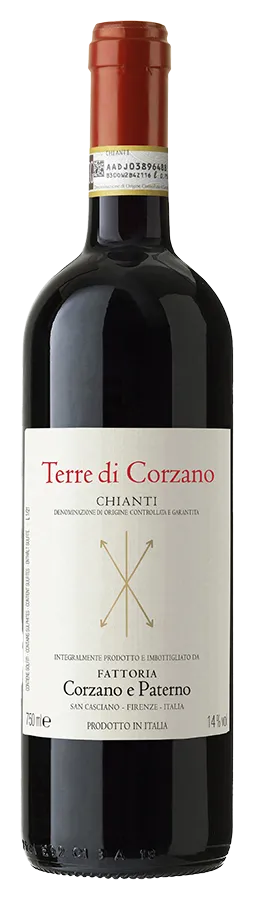 CORZANO-PATERNO-Chianti-annata-Terre-di-Corzano-DOCG-75cl Chianti annata Terre di Corzano de Corzano e Paterno - Bouteille de Vin rouge Biologique de la Toscane