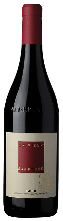 Le Vigne, Barolo von Luciano Sandrone - Flasche Rotwein aus dem Piemont