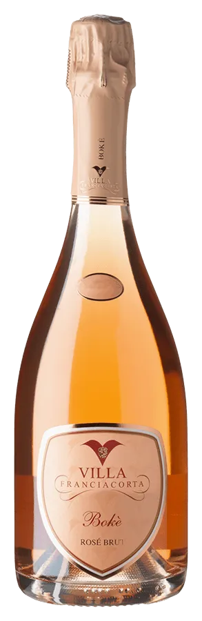Boké Rosé von Villa Franciacorta - Flasche Schaumwein aus der Lombardei
