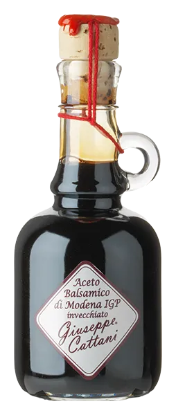 Aceto balsamico di Modena PERLA invecchiato 8 anni Vinaigre balsamique de Modène vieilli 8 ans Perla de Acetaia Cattani - Bouteille de vinaigre balsamique d'Émilie-Romagne