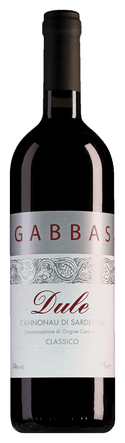 dule-cannonau-sardegna-classico-gabbas-doc-75cl Dule de Gabbas - Bouteille de Vin rouge de la Sardegne