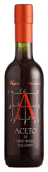 aceto-vino-rosso-dolomiti-pojer-sandri-biologico-375ml Aceto di vino rosso Dolomiti biologico de Pojer & Sandri - Bouteille de vinaigre de vin biologique du Tyrol du Sud
