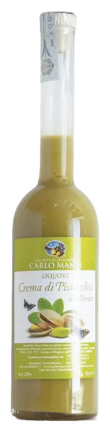 Liquore Crema di Pistacchio Liquore Crema di Pistacchio von Carlo Mansi - Flasche Likör aus Kampanien