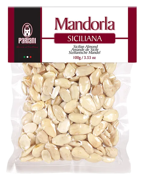 Mandorla Siciliana Romana di Noto Mandorla Siciliana Romana di Noto de Pariani - Photo de l'emballage de cette spécialité italienne