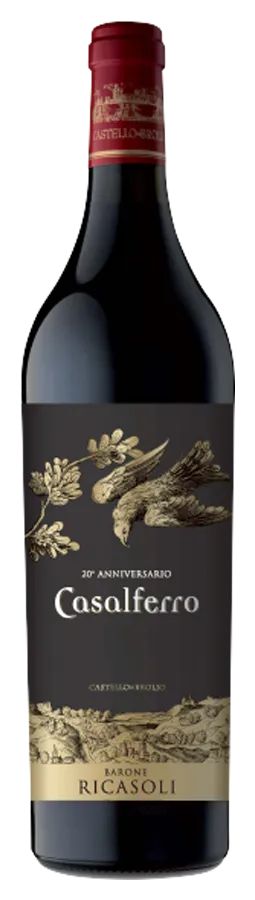 casalferro-anniversary-merlot-barone-ricasoli-toscana-igt Casalferro von Barone Ricasoli - Flasche Rotwein aus der Toskana
