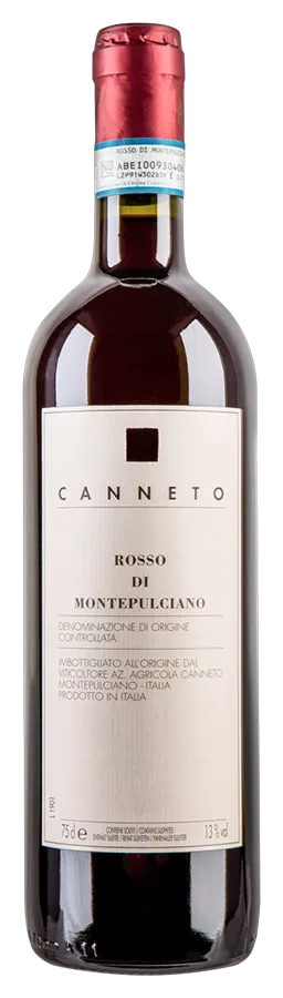 Rosso di Montepulciano de Canneto - Bouteille de vin rouge de Toscane