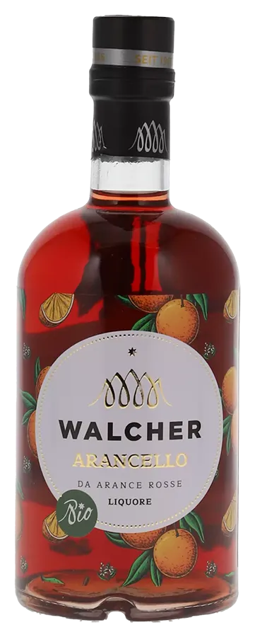 Arancello da arance rosse de Walcher - Bouteille de Liqueur Biologique du Tyrol du sud