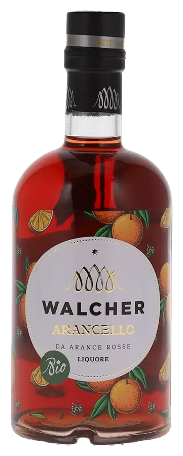 Arancello da arance rosse Arancello da arance rosse von Walcher - Flasche Likör Biologisch aus dem Südtirol
