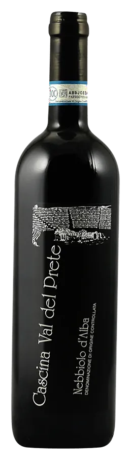 Nebbiolo d'Alba de Cascina Val del Prete - Bouteille de vin rouge du Piémont