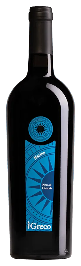 Masino Nero di Calabria de iGreco - Bouteille de Vin rouge Biologique de la Calabre